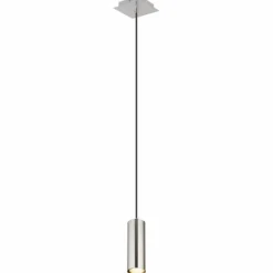 Luminaires Globo Lighting Suspensions|Suspension Globo ROBBY Chrome, Nickel mat, 1 lumière