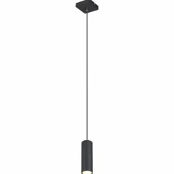 Luminaires Globo Lighting Suspensions|Suspension Globo ROBBY Noir, 1 lumière