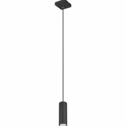 Luminaires Globo Lighting Suspensions|Suspension Globo ROBBY Noir, 1 lumière
