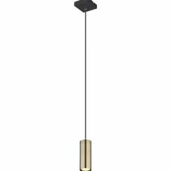 Luminaires Globo Lighting Suspensions|Suspension Globo ROBBY Noir, 1 lumière