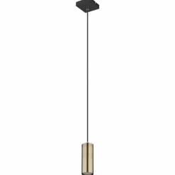 Luminaires Globo Lighting Suspensions|Suspension Globo ROBBY Noir, 1 lumière