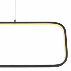 Luminaires Globo Lighting Suspensions|Suspension Globo SILLA LED Noir, 1 lumière