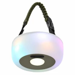 Suspension Globo SOLAR LED Vert, Blanc, 1 lumière, Changeur de couleurs