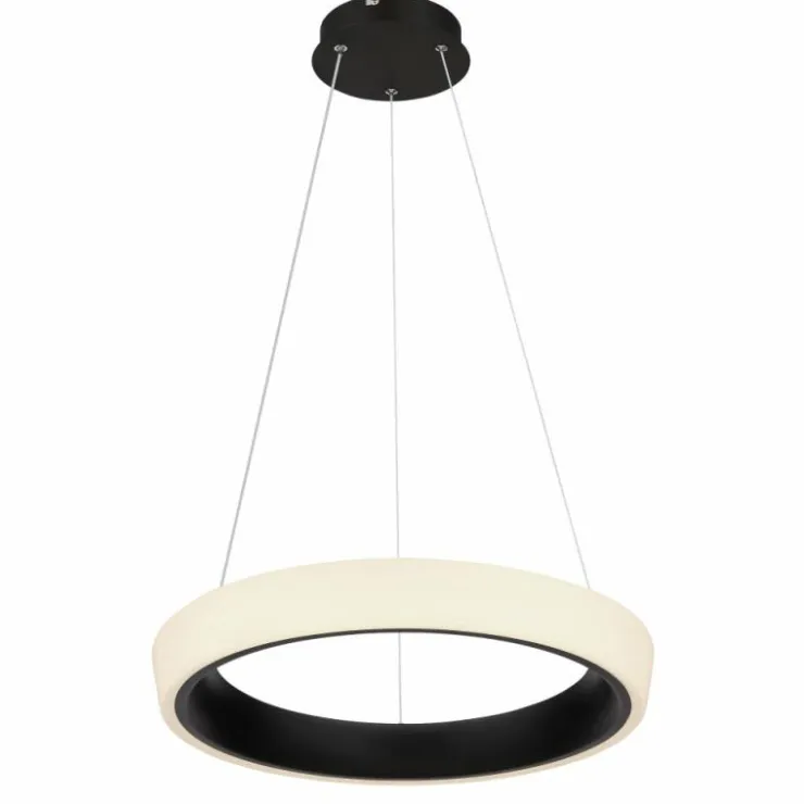 Luminaires Globo Lighting Éclairage Led|Suspension Globo TABANO LED Noir, 1 lumière, Télécommandes