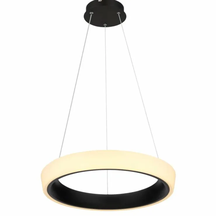 Luminaires Globo Lighting Éclairage Led|Suspension Globo TABANO LED Noir, 1 lumière, Télécommandes