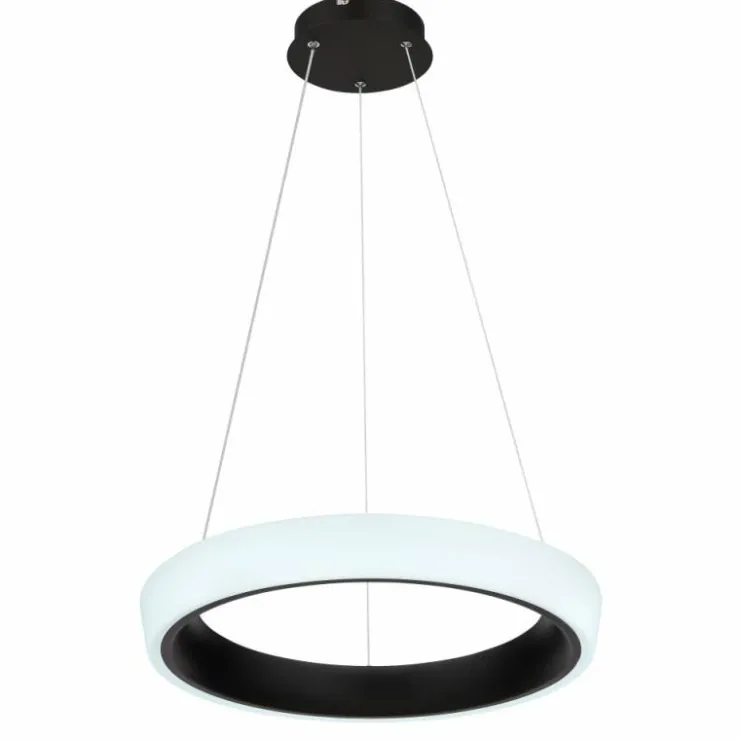 Luminaires Globo Lighting Éclairage Led|Suspension Globo TABANO LED Noir, 1 lumière, Télécommandes