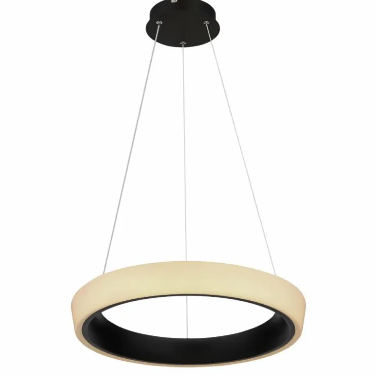 Luminaires Globo Lighting Éclairage Led|Suspension Globo TABANO LED Noir, 1 lumière, Télécommandes