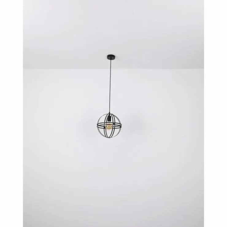 Luminaires Globo Lighting Suspensions|Suspension Globo TAMARA Noir, 1 lumière