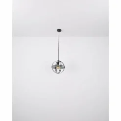Luminaires Globo Lighting Suspensions|Suspension Globo TAMARA Noir, 1 lumière