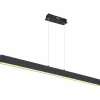 Luminaires Globo Lighting Suspensions|Suspension Globo VERENA LED Noir, 1 lumière