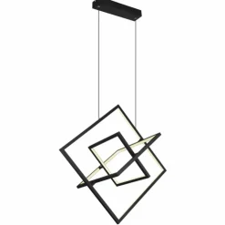 Luminaires Globo Lighting Éclairage Led|Suspension Globo WOLFHARD LED Noir, Blanc, 1 lumière, Télécommandes
