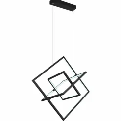 Luminaires Globo Lighting Éclairage Led|Suspension Globo WOLFHARD LED Noir, Blanc, 1 lumière, Télécommandes