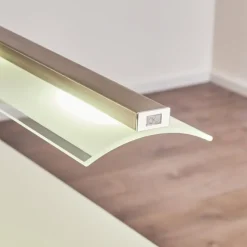 hofstein Suspensions|Suspension Hogana LED Acier inoxydable, 5 lumières