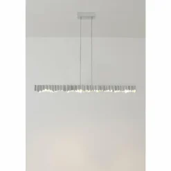 Luminaires Holländer Suspensions|Suspension Holländer CASTELLO LED Argenté, 6 lumières