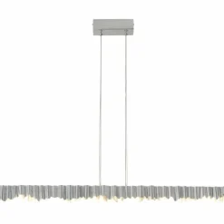 Luminaires Holländer Suspensions|Suspension Holländer CASTELLO LED Argenté, 6 lumières