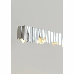 Luminaires Holländer Suspensions|Suspension Holländer CASTELLO LED Argenté, 6 lumières
