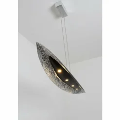 Luminaires Holländer Suspensions|Suspension Holländer CHIASSO LED Argenté, 4 lumières