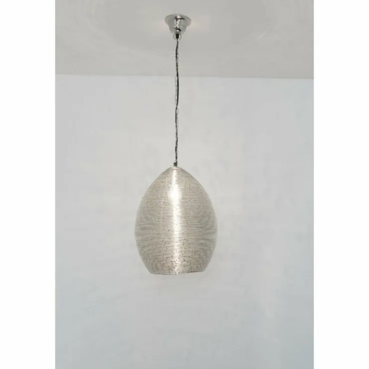 Luminaires Holländer Suspensions|Suspension Holländer COLIBRI Argenté, 1 lumière