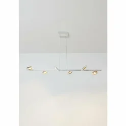 Luminaires Holländer Éclairage Led|Suspension Holländer SIMULATORE LED Argenté, 6 lumières
