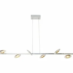 Luminaires Holländer Éclairage Led|Suspension Holländer SIMULATORE LED Argenté, 6 lumières