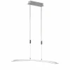 Luminaires Fischer & Honsel Éclairage Led|Suspension Honsel Metis LED Nickel mat, 1 lumière, Changeur de couleurs