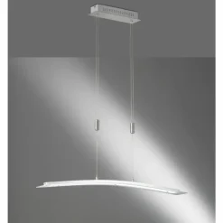 Luminaires Fischer & Honsel Éclairage Led|Suspension Honsel Metis LED Nickel mat, 1 lumière, Changeur de couleurs