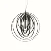 Luminaires Ideallux Suspensions|Suspension Ideal Lux DISCO Noir, 1 lumière