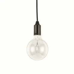 Luminaires Ideallux Suspensions|Suspension Ideal Lux EDISON Noir, 1 lumière