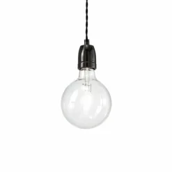 Luminaires Ideallux Suspensions|Suspension Ideal Lux KLAUS Noir, 1 lumière