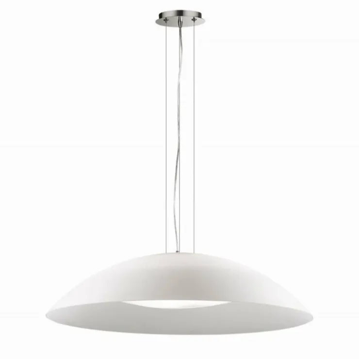 Luminaires Ideallux Suspensions|Suspension Ideal Lux LENA Blanc, 3 lumières