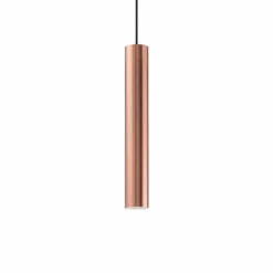 Luminaires Ideallux Suspensions|Suspension Ideal Lux LOOK Cuivre, 1 lumière