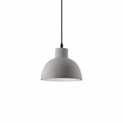 Luminaires Ideallux Suspensions|Suspension Ideal Lux OIL Gris, 1 lumière