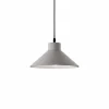Luminaires Ideallux Suspensions|Suspension Ideal Lux OIL Gris, 1 lumière