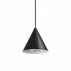 Luminaires Ideallux Suspensions|Suspension Ideallux A-LINE Noir, 1 lumière