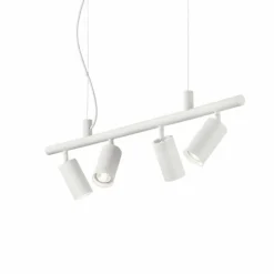 Luminaires Ideallux Suspensions|Suspension Ideallux DYNAMITE Blanc, 4 lumières