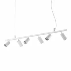 Luminaires Ideallux Suspensions|Suspension Ideallux DYNAMITE Blanc, 6 lumières