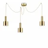 Luminaires Ideallux Suspensions|Suspension Ideallux HOLLY Laiton, 3 lumières