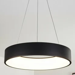 hofstein Éclairage Led|Suspension Kampala LED Noir, 1 lumière