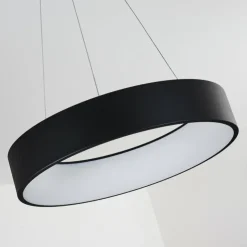 hofstein Éclairage Led|Suspension Kampala LED Noir, 1 lumière