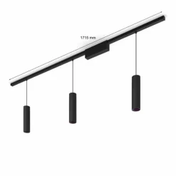 Suspension Kit de base x 3 Philips Hue Perifo LED Noir, 3 lumières, Changeur de couleurs