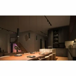 Suspension Kit de base x 3 Philips Hue Perifo LED Noir, 3 lumières, Changeur de couleurs