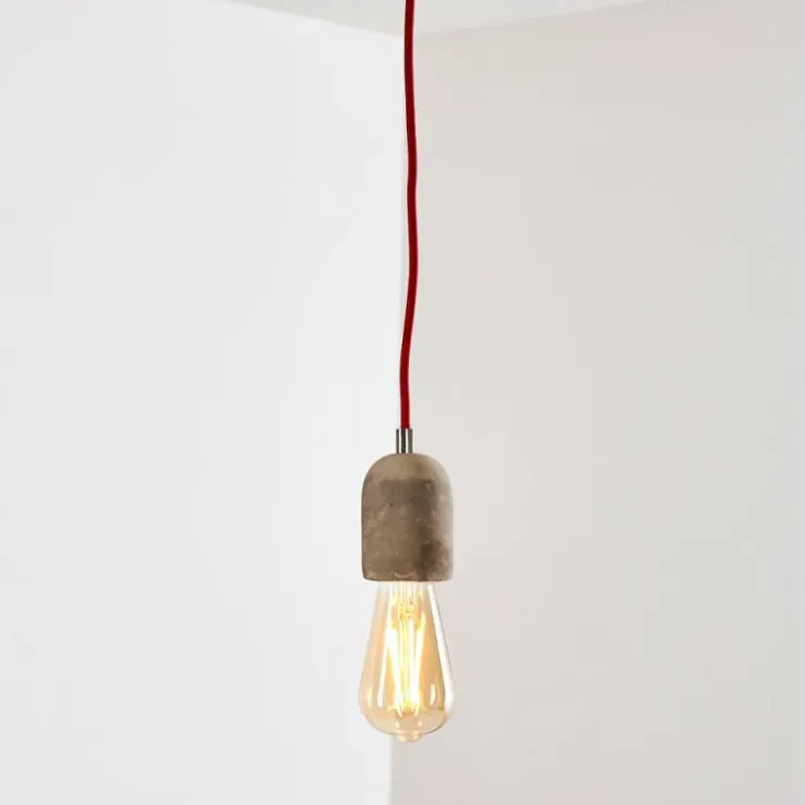 hofstein Suspensions|Suspension Lemone Gris, 1 lumière