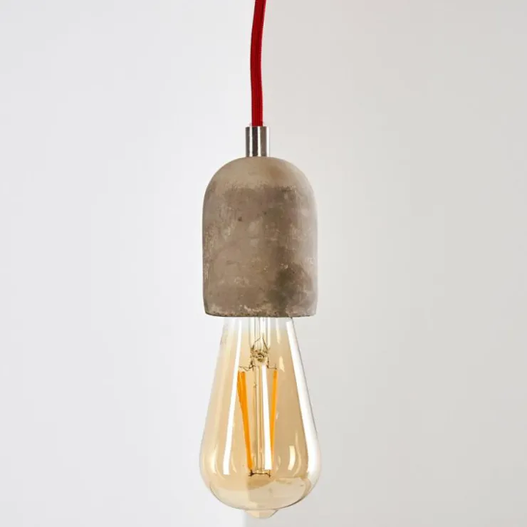 hofstein Suspensions|Suspension Lemone Gris, 1 lumière