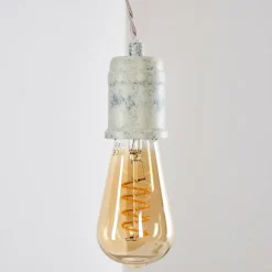 hofstein Suspensions|Suspension Lemone Gris, 1 lumière