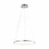 Luminaires Leuchten Direkt Suspensions|Suspension Leuchten Direkt CIRCLE LED Argenté, 1 lumière