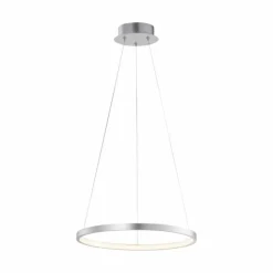 Luminaires Leuchten Direkt Suspensions|Suspension Leuchten Direkt CIRCLE LED Argenté, 1 lumière