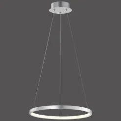 Luminaires Leuchten Direkt Suspensions|Suspension Leuchten Direkt CIRCLE LED Argenté, 1 lumière
