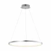 Luminaires Leuchten Direkt Suspensions|Suspension Leuchten Direkt CIRCLE LED Argenté, 1 lumière