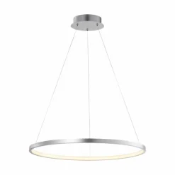 Luminaires Leuchten Direkt Suspensions|Suspension Leuchten Direkt CIRCLE LED Argenté, 1 lumière