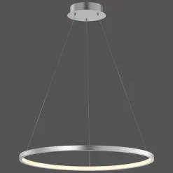 Luminaires Leuchten Direkt Suspensions|Suspension Leuchten Direkt CIRCLE LED Argenté, 1 lumière